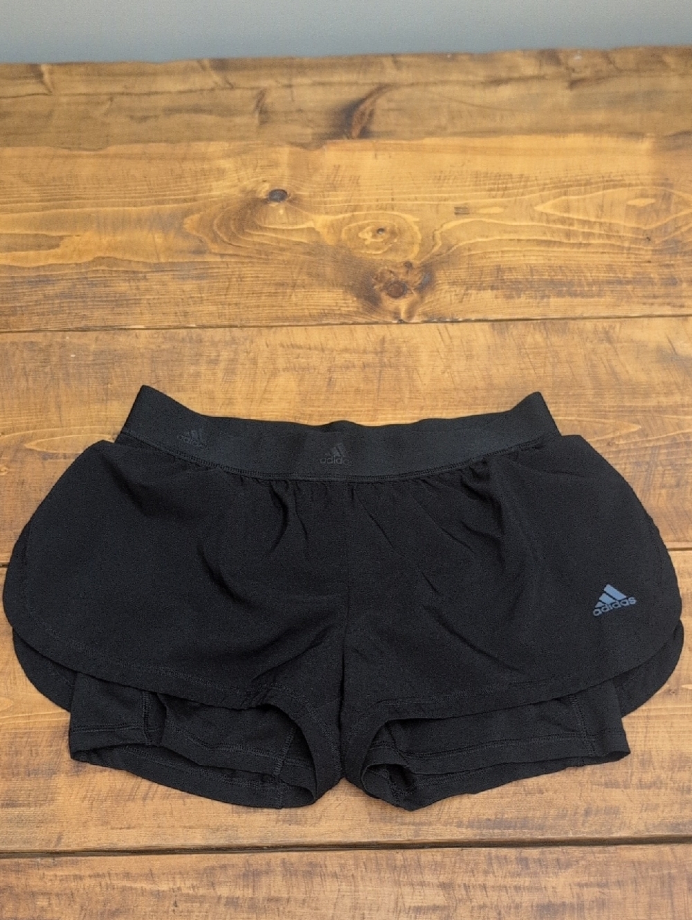adidas climalite Black Women’s Athletic Shorts with Inner Liner